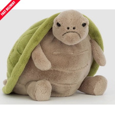 Jellycat Timmy Turtle Stuffed Animal: 11" Ultra-Soft Plush, Perfect Kids' Gift 