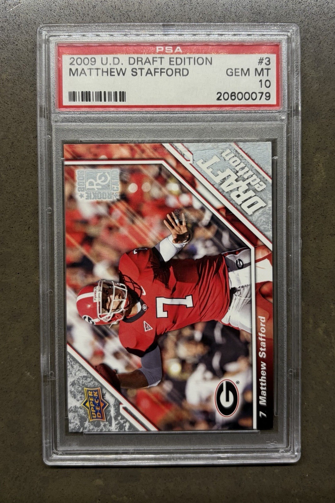 Matthew Stafford Upper Deck Draft Edition #3 Base