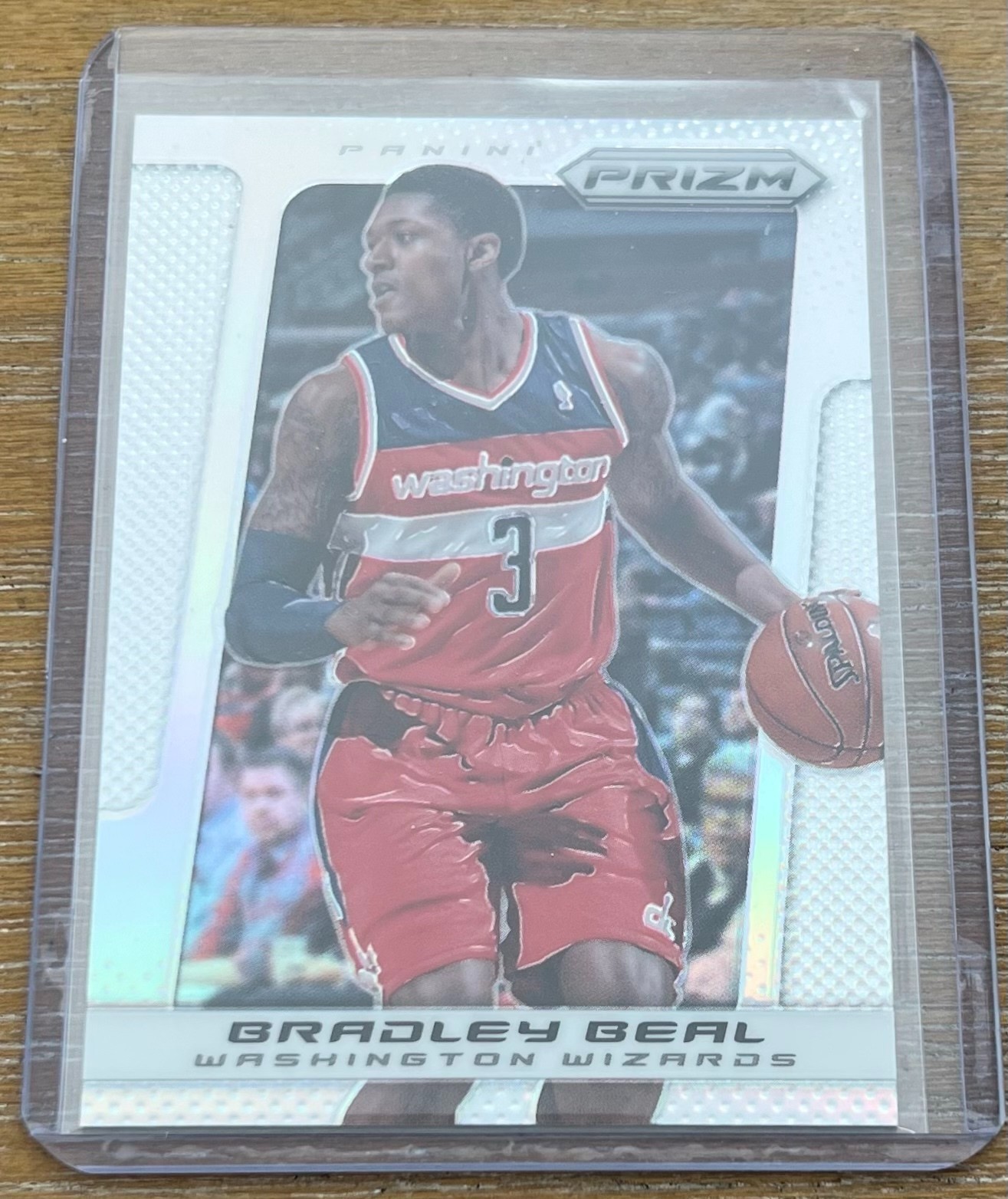 BRADLEY BEAL 13-14 Panini Prizm #141 SILVER PRIZM PARALLEL ! WASHINGTON WIZARDS!