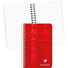 Clairefontaine Wirebound Notebook - Ruled 90 sheets - 4 1/4 x 6 3/4 - Sold In...