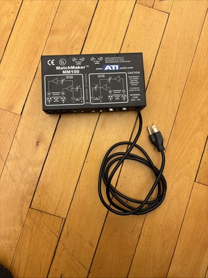 ATI Audio Inc MM100 Match Maker Balanced Unbalanced Level Matching Interface