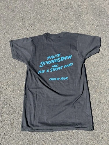 80s Bruce Springsteen The River Tour Band Music Shir 1980s vintage concert t-shirt, vintage, size L, single stitch, B+ condition
