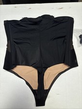 NWT Honeylove Super Power Thong Runway Shapewear Corset Women's Black Size XL