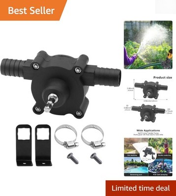 Versatile Electric Drill Pump - Perfect for Draining, Watering & Liquid Transfer