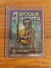 Henry Bolte 2023 Bowman Platinum #PE-6 Precious Elements Purple /250 Athletics