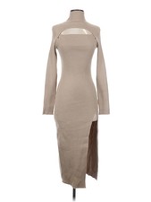 NA-KD Women Brown Cocktail Dress S