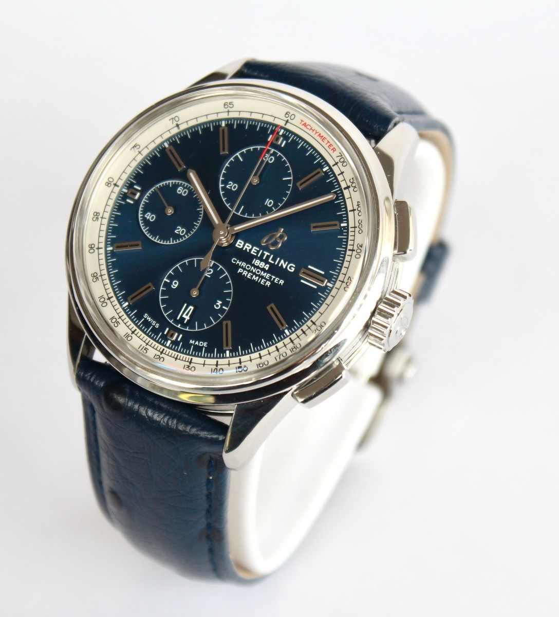 BREITLING Mens Watch, A13315 PREMIER CHRONOGRAPH 42mm automatic