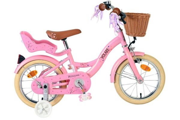 Volare Blossom Kinderfahrrad MäDchen 14 Zoll Rosa-image