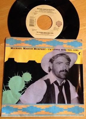 Michael Martin Murphey 45 I'm Gonna Miss You Girl / Running Blood   w/PS