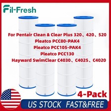 4-Pack Pool Filter Replacement for Pentair CC...