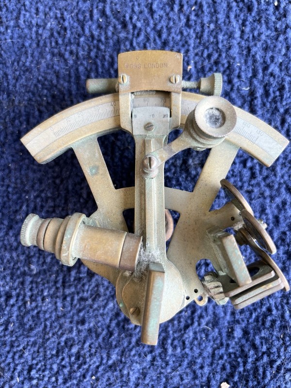 Antique ROSS LONDON Sextant Nautical 