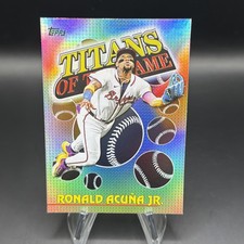 Topps 2026 Series 1 Ronald Acuna Jr. Titans Of The Game Atlanta Braves 