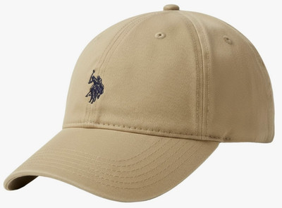 NEW - U.S. Polo Assn Cap Hat Embroidered Pony Logo Adjustable w/US Flag Buckle