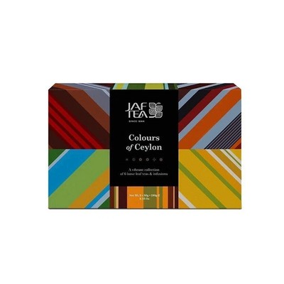 JAF TEA Colours of Ceylon Assortment Box 180G