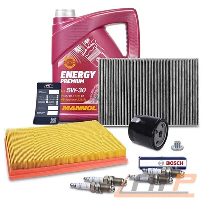 BESTPRICE INSPEKTIONSPAKET + 5l 5W-30 FÜR OPEL ASTRA G H ZAFIRA A 1.4 1.6 1.8 2.0
