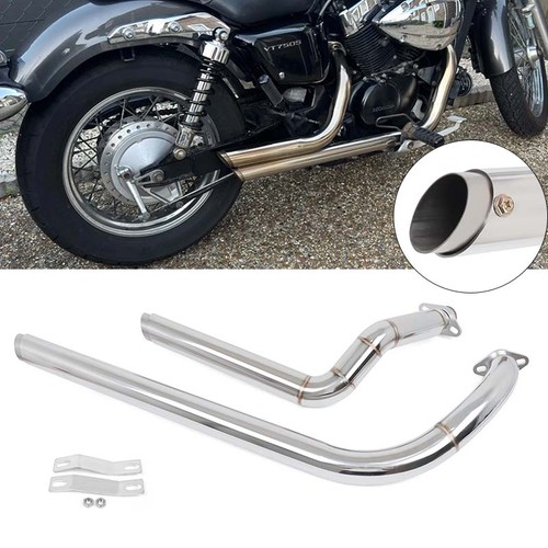Shortshots Staggered Exhaust Pipes Kit For HONDA Shadow ACE 750 VT750C VT400