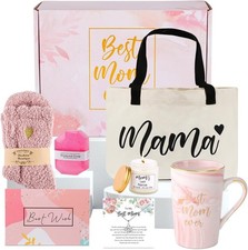 DHQH Best New Mom Gifts for Mom from Daughter Son,Gift Basket for Women Birthday