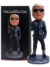 Proud Patriots  The Trumpinator Bobblehead 1 Patriotic Standard, Black