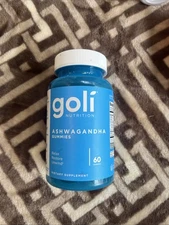 Goli Ashwagandha Gummies – 60 Ct – Stress Relief & Relaxation Supplement– Sealed