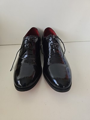 Samuel Windsor Shoes Mens Size 11 Black Leather Oxford