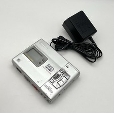 Sony MD Walkman MZ-R50 MiniDisc Recorder Digital Recording W/ Charger Working