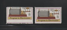 US EFO ERROR Stamps #1500 Electronics, Marconi: Misperf & normal. MNH