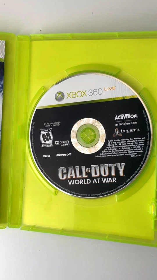 Call of Duty World at War Xbox 360 Video Game Multiplayer Co-Op - Image 3 of 4
