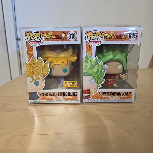 Funko Pop! Vinilo: Dragon Ball Z - Future Trunks (Super Saiyan) #318 y Kale #815