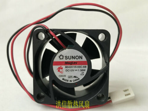 SUNON MB40201VX-000C-A99 DC12V 1,38W 40*40*20MM 4CM 2Pin Ventola di raffreddamento - Foto 1 di 4