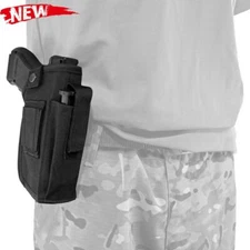 Ambidextrous Tactical IWB OWB Gun Holster w/Mag Pouch Fits Gun with Laser/Light