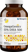 Metagenics Omegagenics Epa-dha500 Supplement Lemon 240ct Supports Overall Health Metagenics Omegagenics Epa-dha500 Supplement Lemon 240ct Supports Overall Health