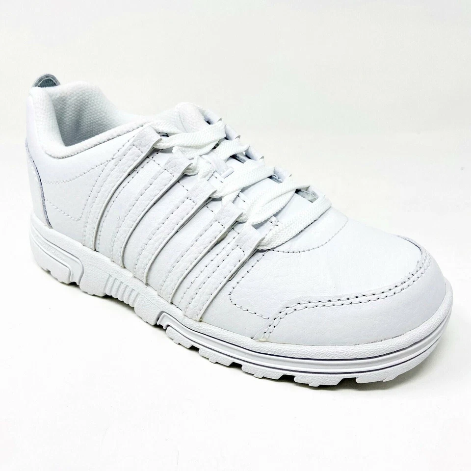 K-Swiss Cracen Triple White Child Kids Casual Sneakers 52029101 - Image 2 of 4