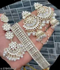 Indian Bollywood Earing For girls and women Maang Tikka and Earrings