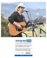Brad Paisley "Whiskey Lullaby" AUTOGRAPH Signed 8x10 Photo ACOA