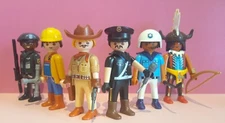 PLAYMOBIL VILLAGE PEOPLE SAN FRANCISCO IN THE NAVY DANCE DISCO GAY LEATHER RARE