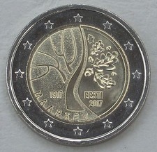 2 Euro Commemorative Coin Estonia 2017 Way To Independence Uncirculated