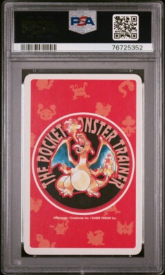 Charizard #006 Pokemon Card Playing Poker Red Back 4 Clubs Charizard #006 Pokemon Card Playing Poker Red Back 4 Clubs