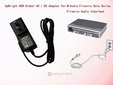 12V AC / DC Adapter For M-Audio FireWire Solo Digital Recording Interface Power
