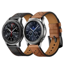 Premium Genuine Leather Watch Band Strap For Samsung Gear S3 Frontier Classic