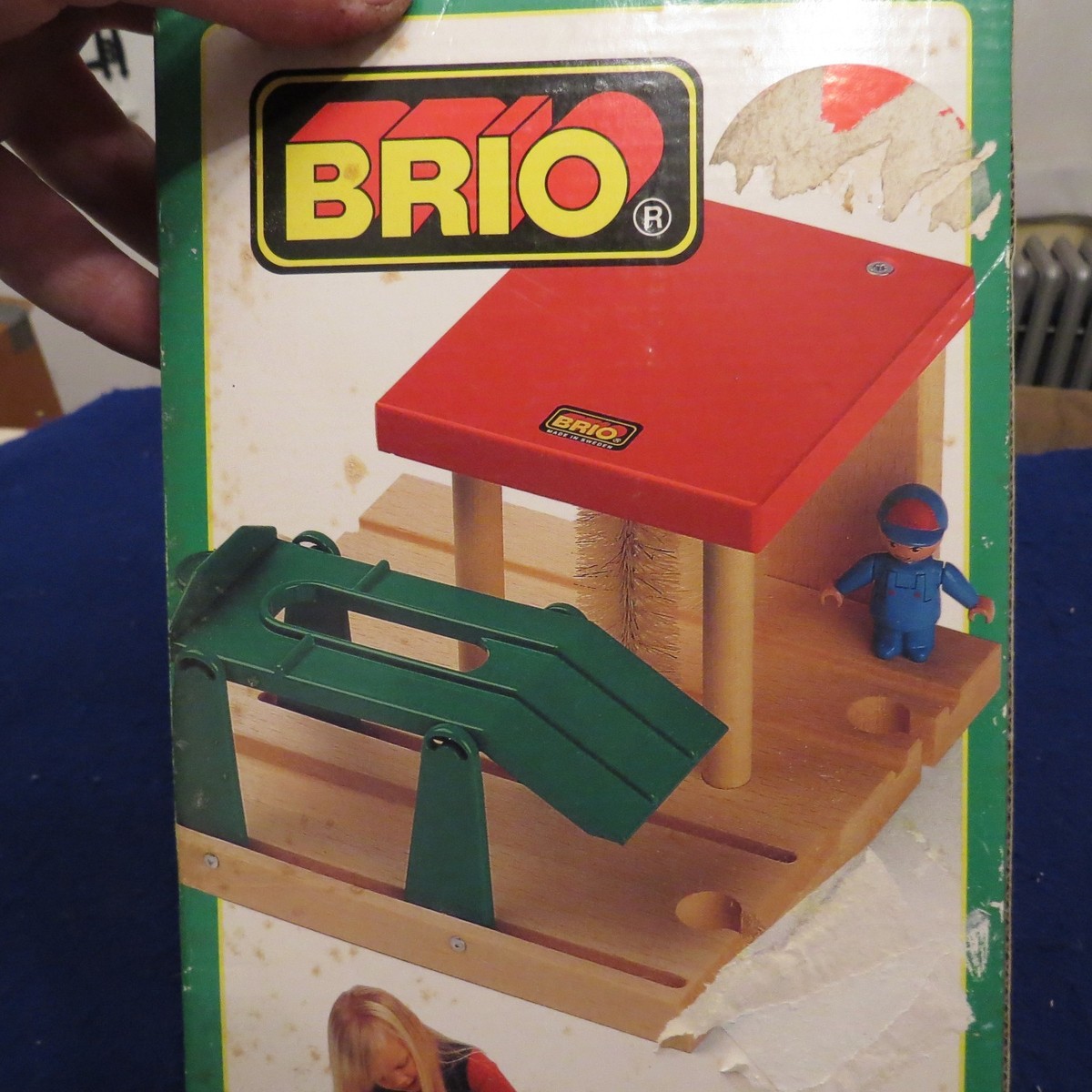 Station De Service BRIO N°33534 – Vintage Années 90, Rare, Jeu D'occasion
