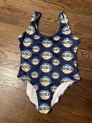 Busch Light Beer Women s Swimsuit One Piece Shinesty XL