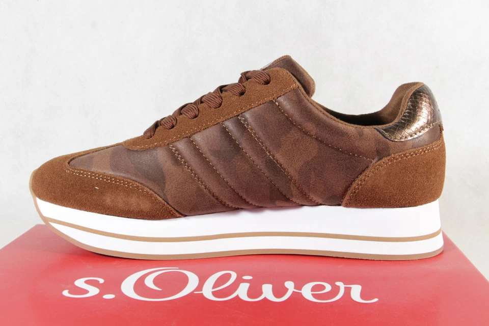S.Oliver Sneakers Shoes Sports Shoes Brown - Image 3 of 4