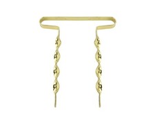 F&R Lowrider Gold Flat Twisted Bumper for 20" Bikes Trikes Chopper Cruiser.