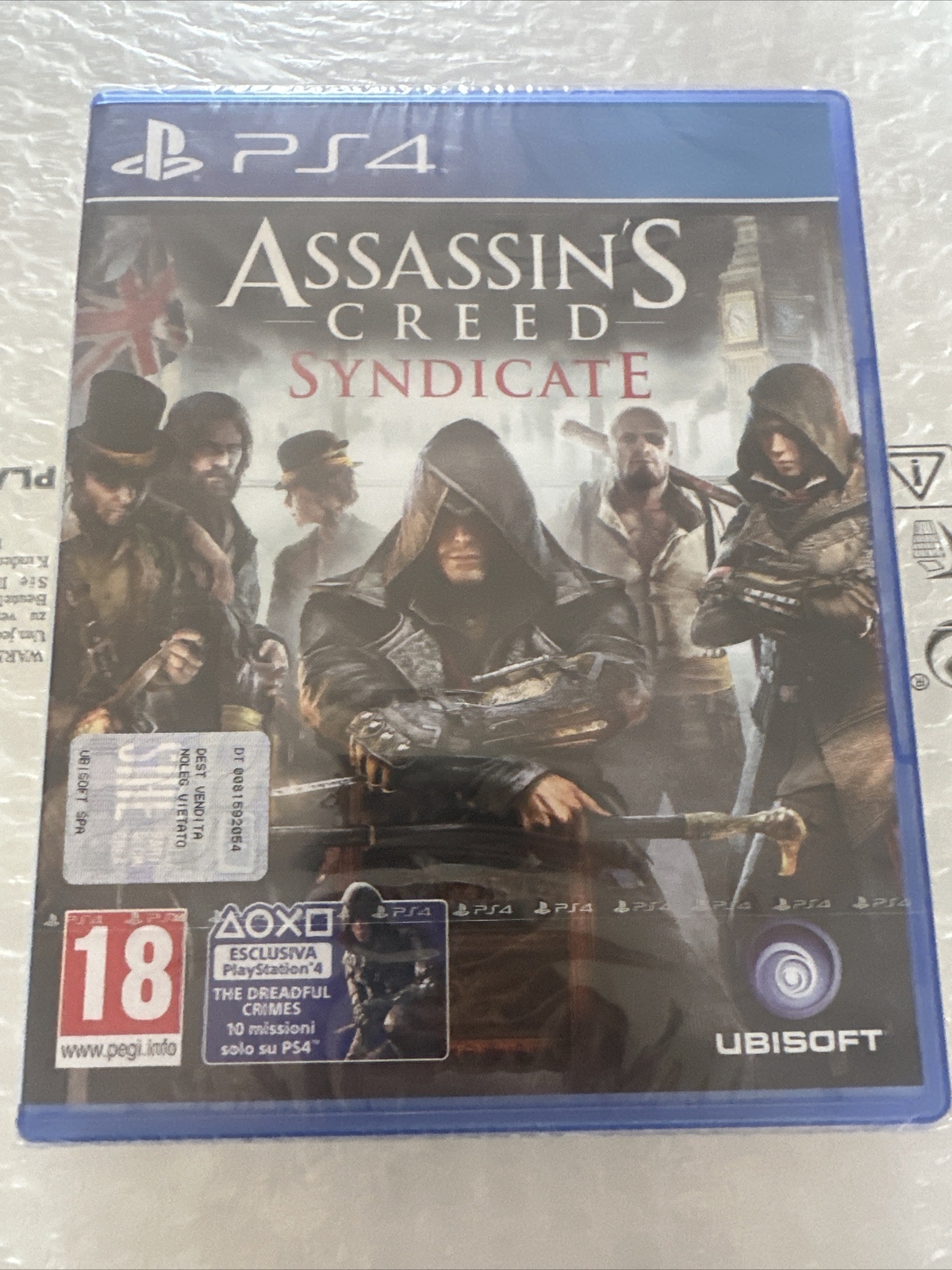 ASSASSIN'S CREED SYNDICATE PS4 PLAYSTATION 4 ITALIANO NUOVO SIGILLATO