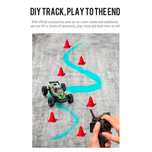 2,4 GHz Drift RC Rennwagen 20 km/h 1/32 2WD Off-Road mit Batterie (grün) - Bild 9 von 11