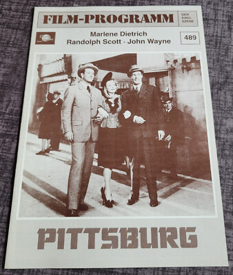 FDK-Filmprogramm: MARLENE DIETRICH im Film ''PITTSBURG'' mit John Wayne ... #322