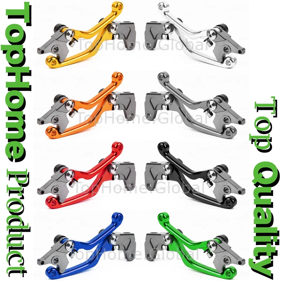 For Yamaha YZ426F YZ450F 2009-2021 Pivot Brake Clutch Levers Blue CNC 2016 2019 Foto 3 de 4