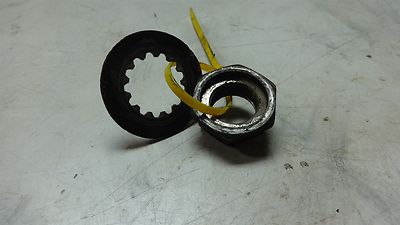 87 KAWASAKI ZX750F ZX 750 KM174B. ENGINE SPROCKET MOUNT HARDWARE