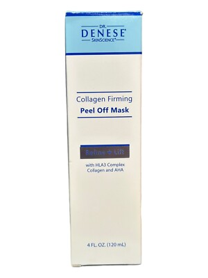 Dr. Denese Collagen Firming Peel Off Mask 4oz. Sealed In Box