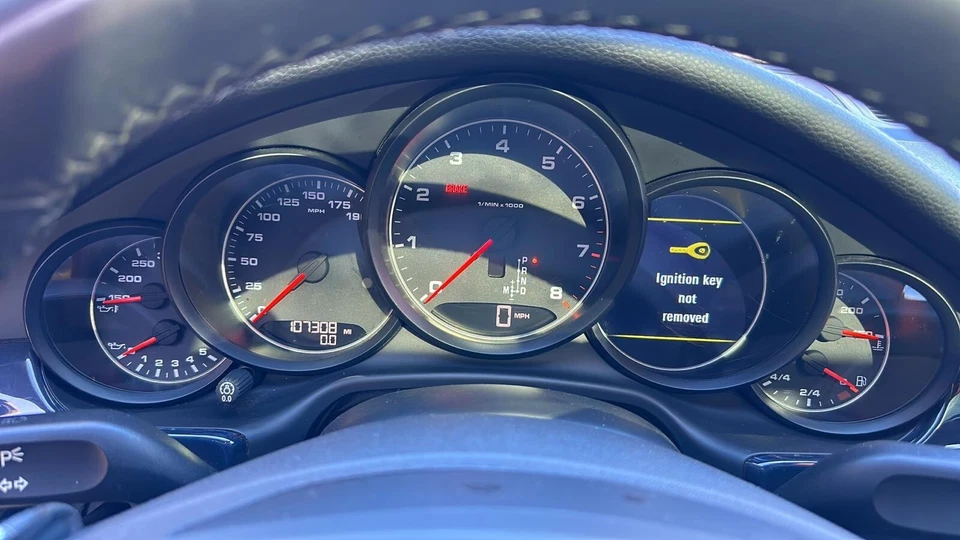 Cuadro de instrumentos Porsche Panamera 2010-2012 velocímetro OEM 107 k Foto 3 de 4